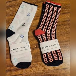 Janie and Jack new sock bundle shoe size 12-2